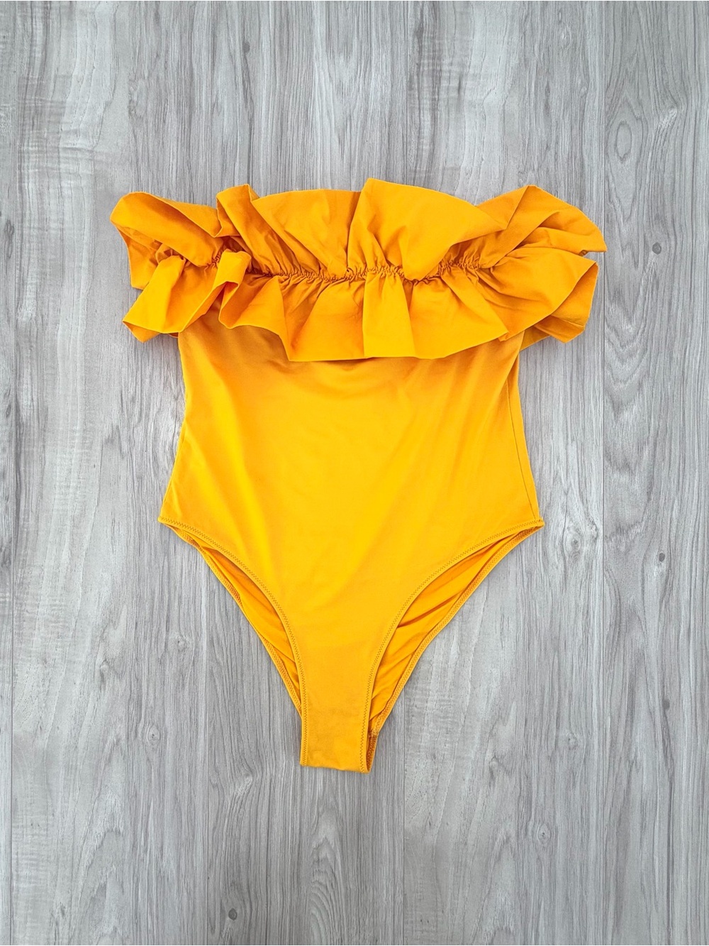 Zara Ruffle One Piece Swimsuit